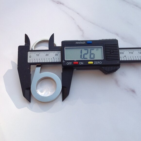 NOS Vintage 1980s Bloomingdales Initial Letter “b” Key Ring KeyChain Charm Fob - Picture 15 of 16